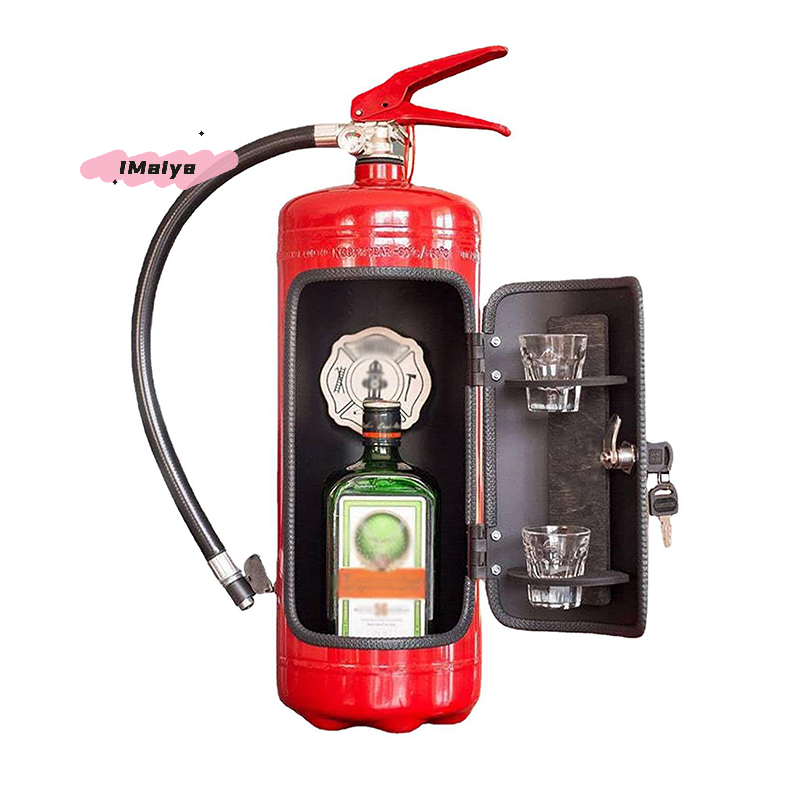 Fire Extinguisher Small - M-Fire Extinguisher Shaped Wine Box Ornament