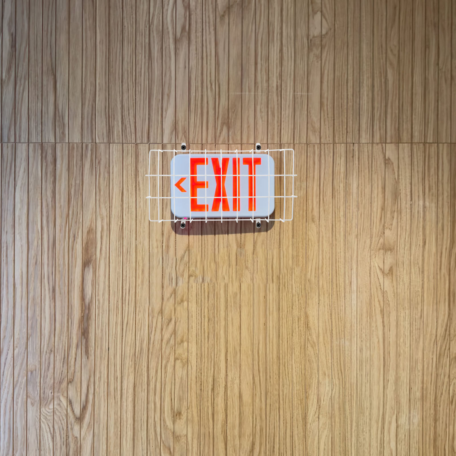 Emergency Exit Sign - Heavy Duty Metal Exit Sign Protective