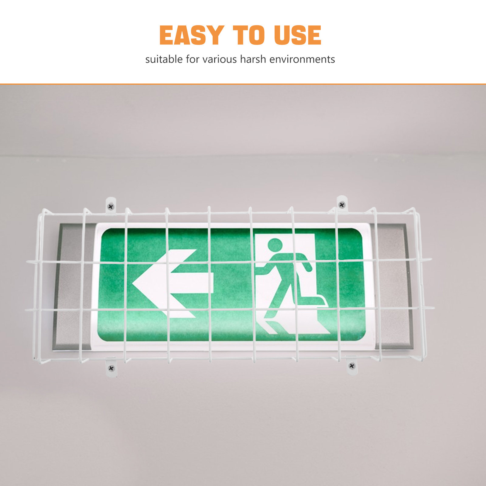 4Pcs Exit Sign Safety Cage Imp - Emergency Exit Sign review and price