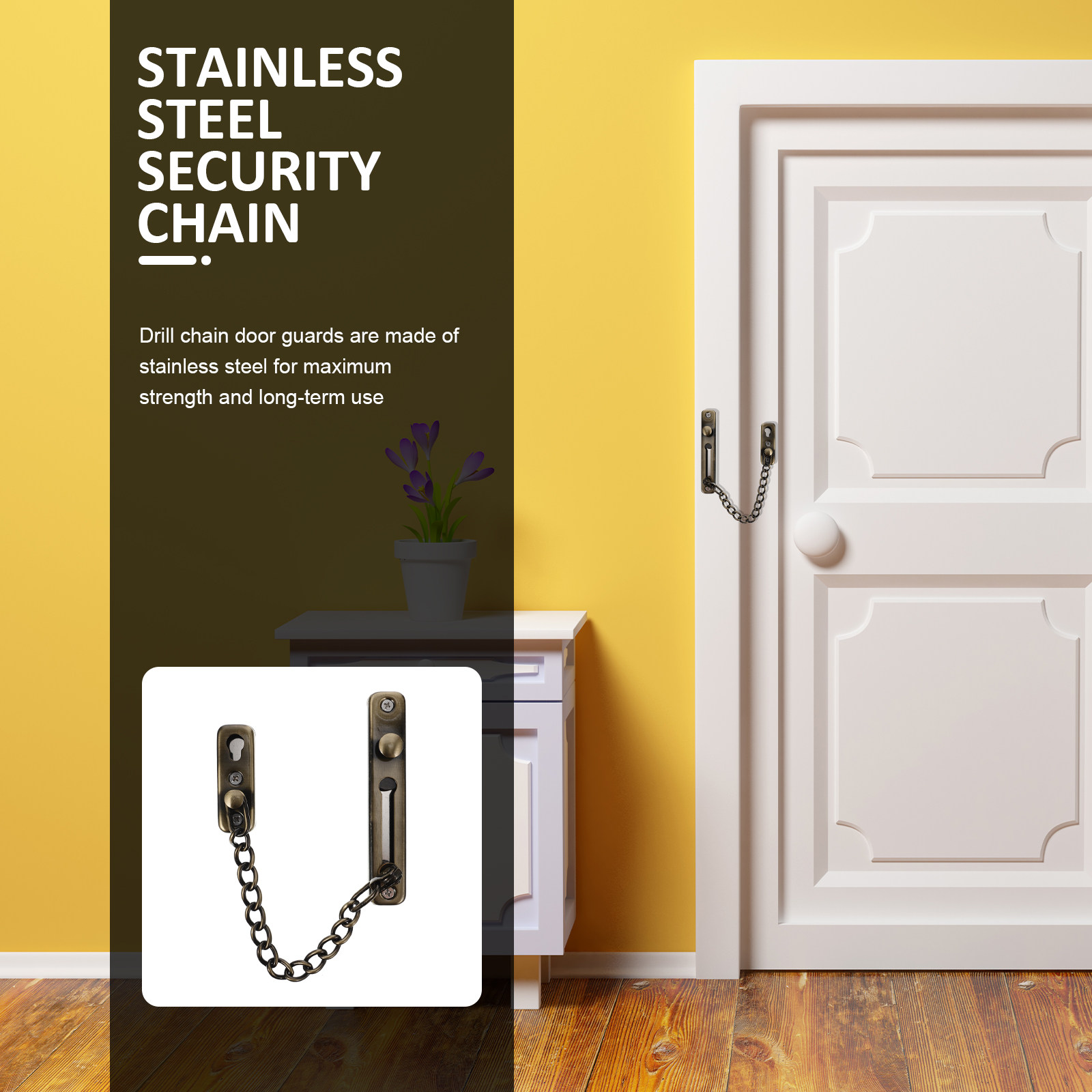 Punch-Free Childproof Door Cha - Security Chain Door review and price