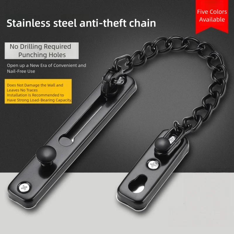 Multi-Color Stainless Steel An - Security Chain Door review and price