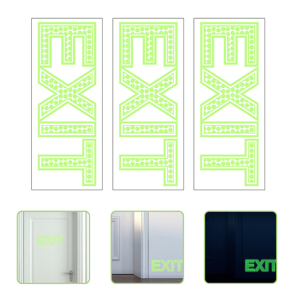 3Pcs Exit Signs Night Luminous - Emergency Exit Sign review and price