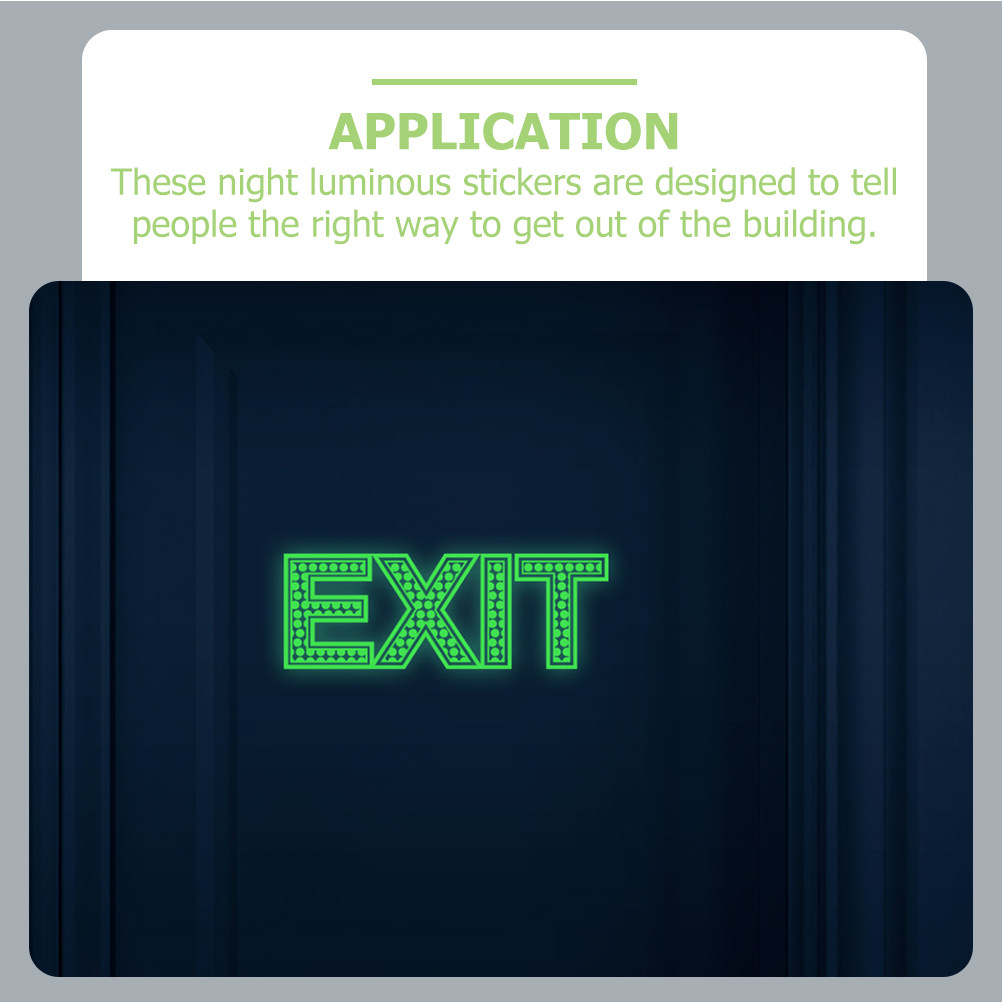 3Pcs Exit Signs Night Luminous - Emergency Exit Sign review and price