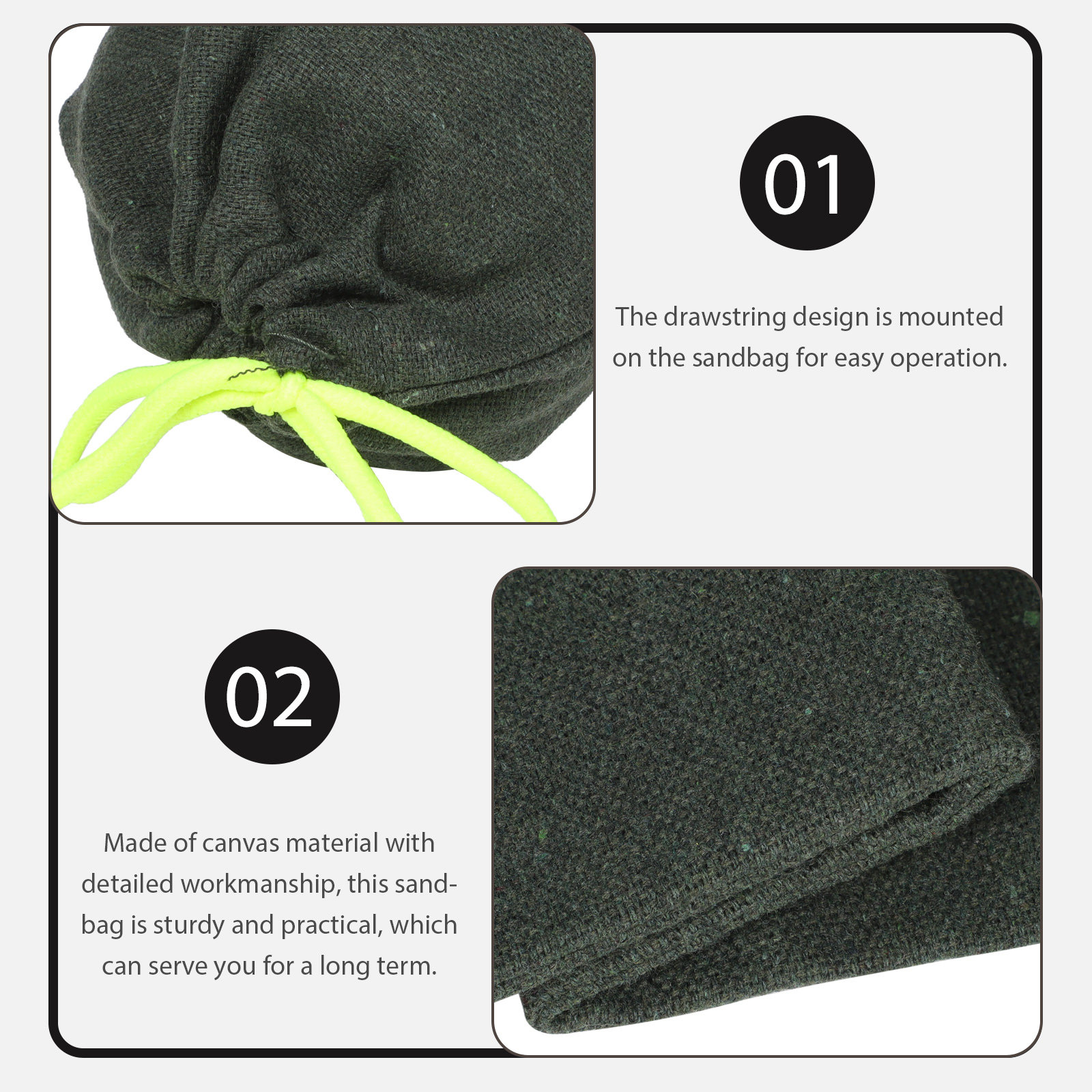 2Pcs Sturdy Drawstring Sandbag - Flood Barrier Bag review and price