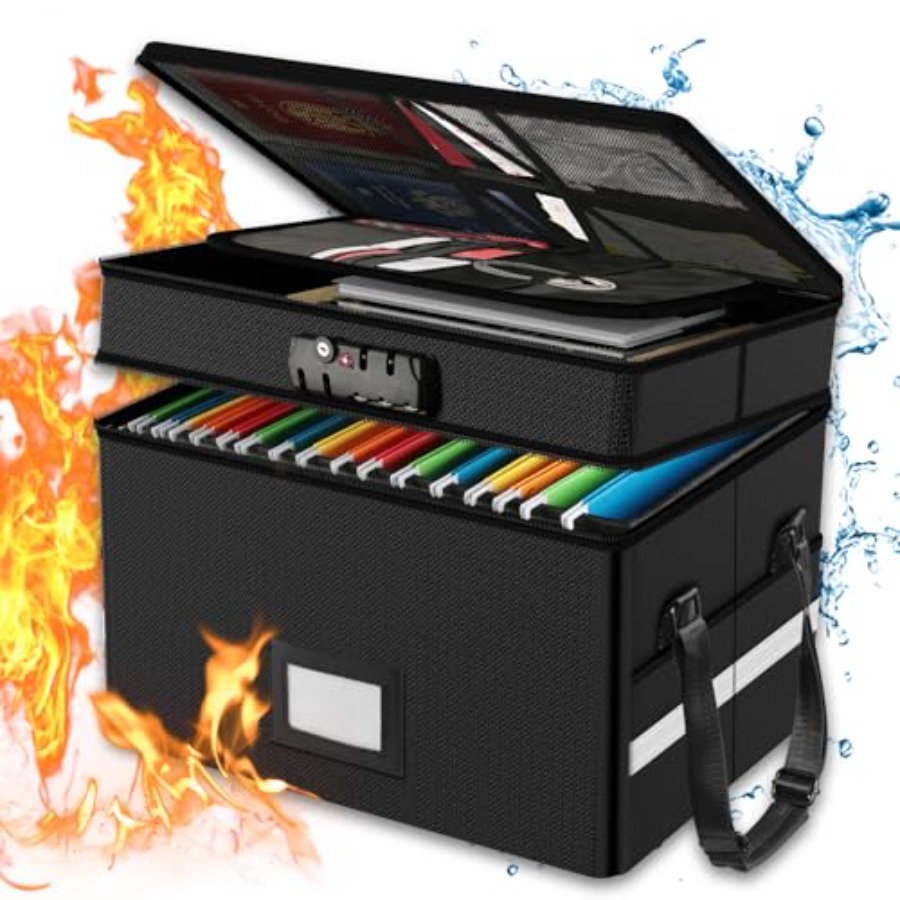 Fireproof Document Box with Lo - Fire Safe Document review and price