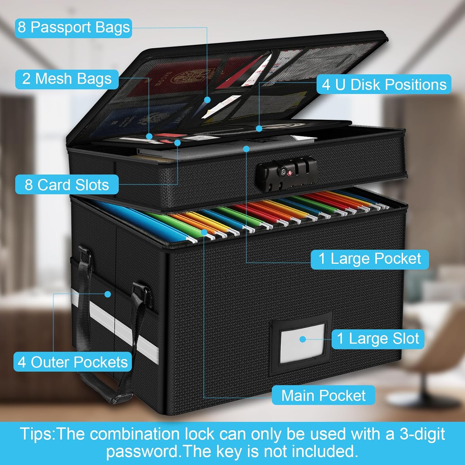 Fireproof Document Box with Lo - Fire Safe Document review and price