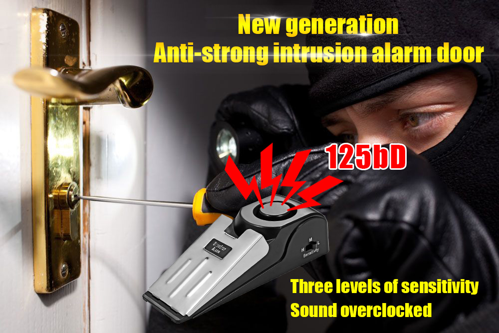 KERUI 125DB Anti-theft Burglar - Door Stop Alarm review and price