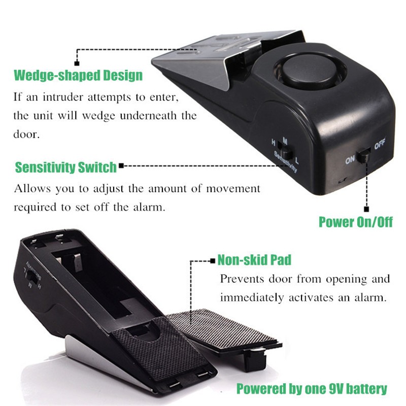 KERUI 125DB Anti-theft Burglar - Door Stop Alarm review and price