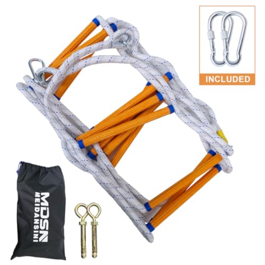 Rope Ladder, 49 Feet Emergency - Fire Escape Ladder review and price