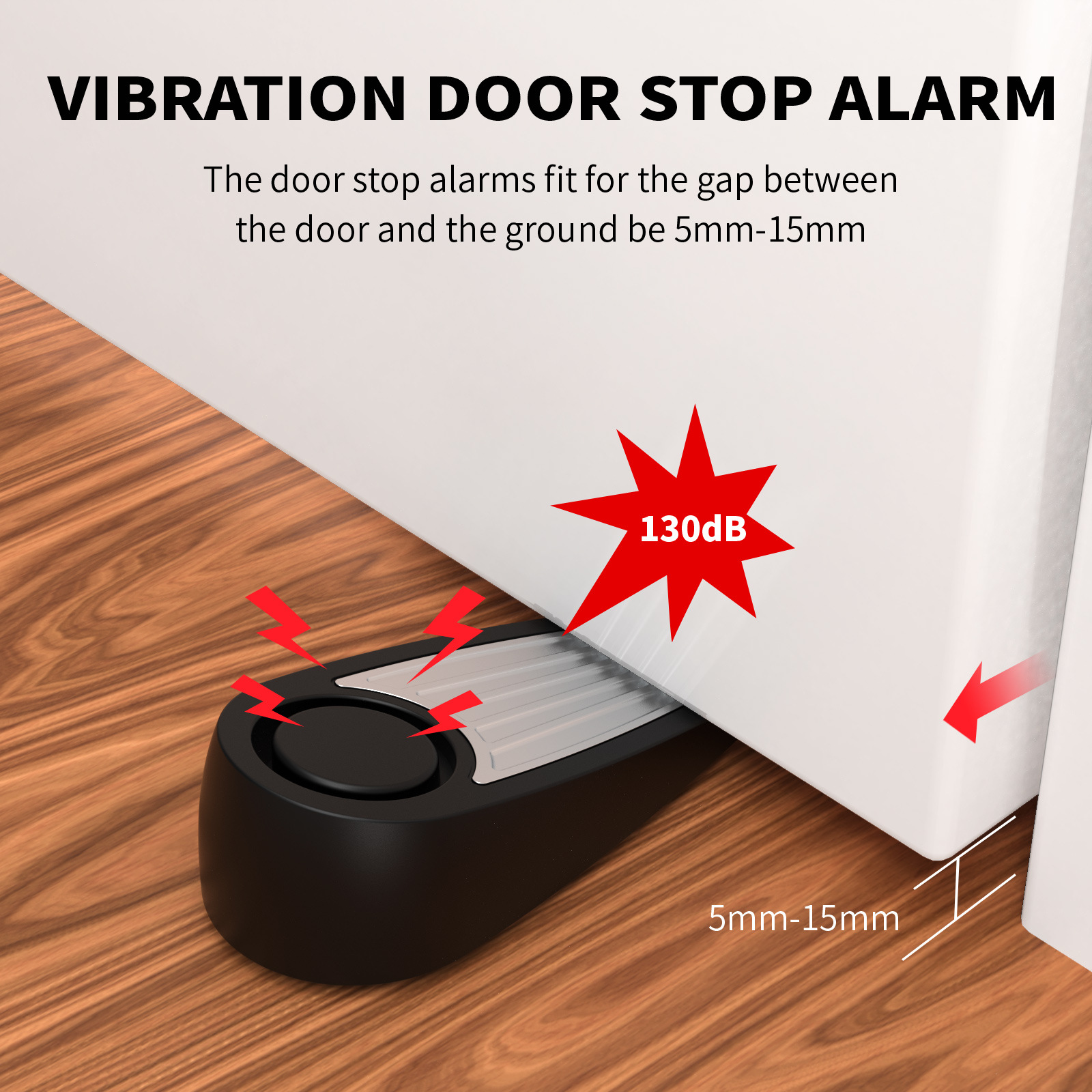Wireless 130dB Door Stop Alarm - Door Stop Alarm review and price