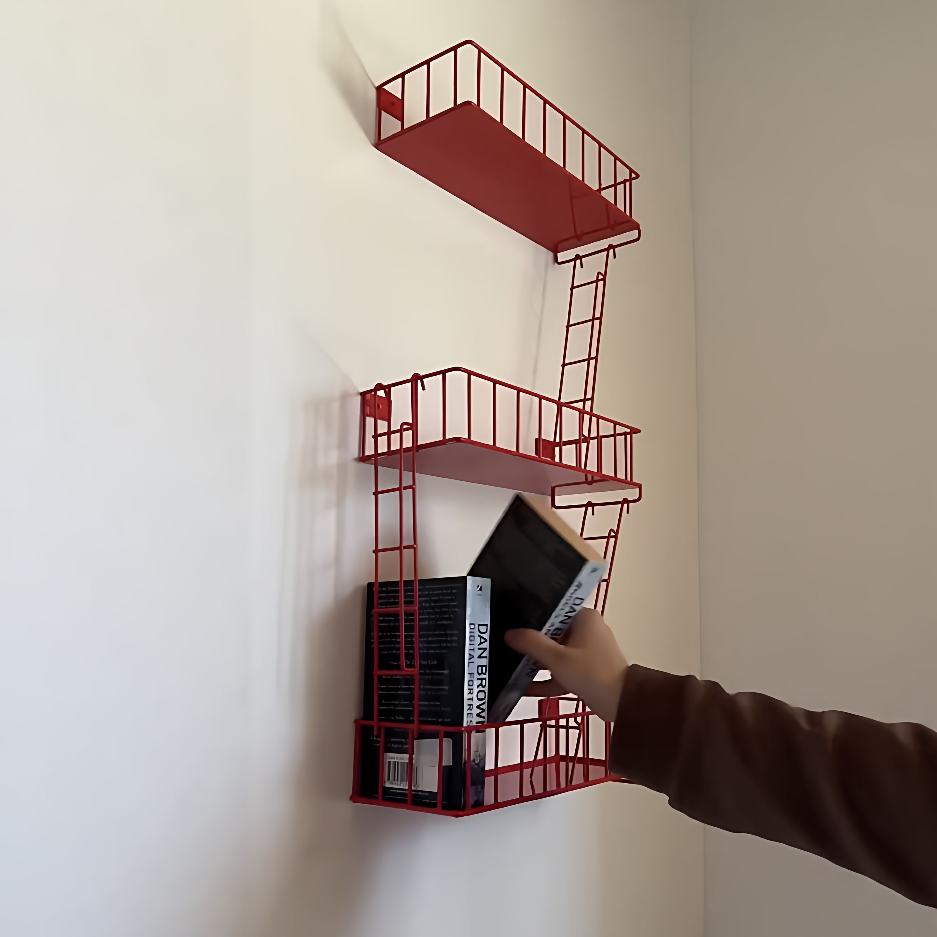 Fire Escape Wall Shelf, 3-Tier - Fire Escape Ladder review and price