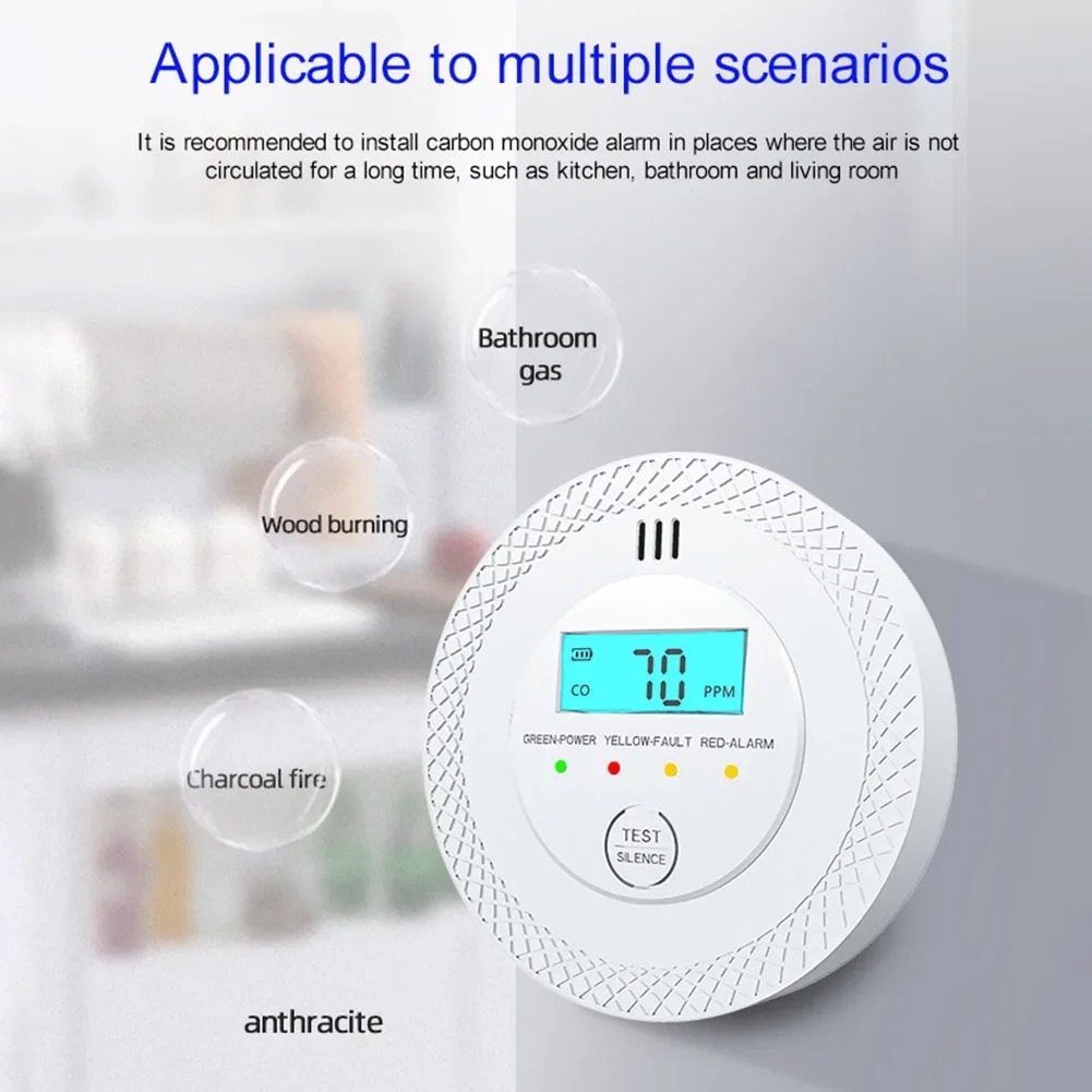 Carbon Monoxide Alarm Detector - Smoke Detector Interconnected review and price