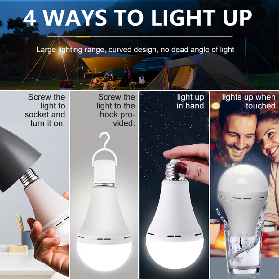 LED Rechargeable Light Bulb Hi - Power Outage Light review and price