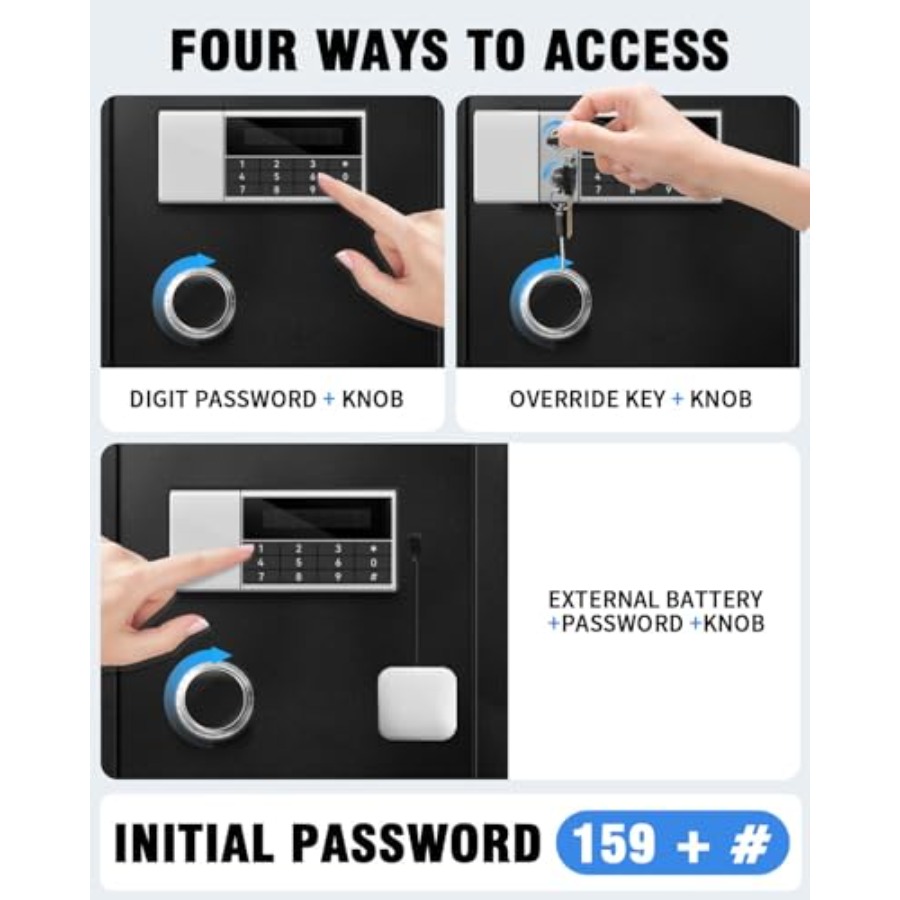 8.4 CuFt Heavy Duty Home Safe  - Lockbox Key Secure review and price