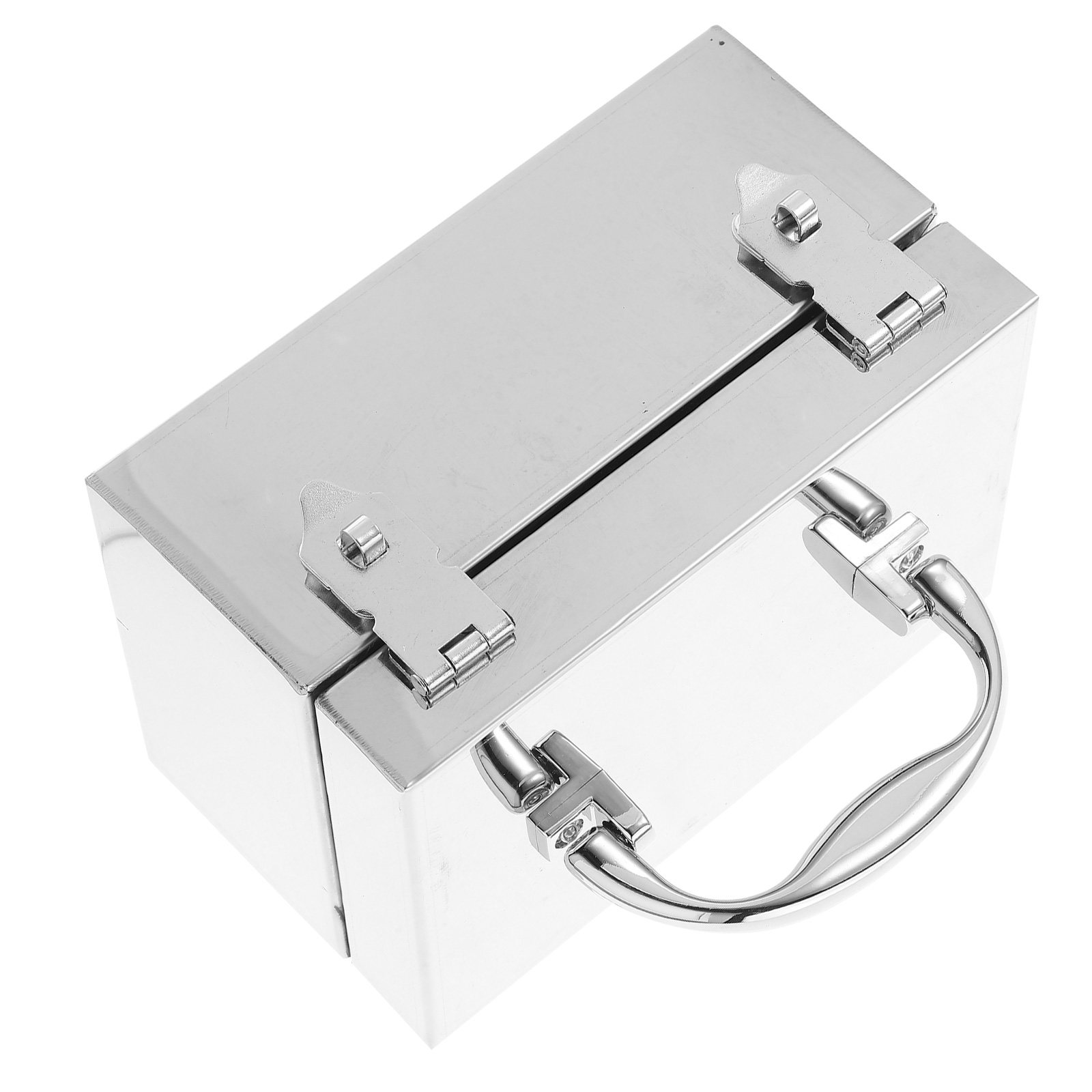 Lockable Stainless Steel Cash  - Lockbox Key Secure review and price