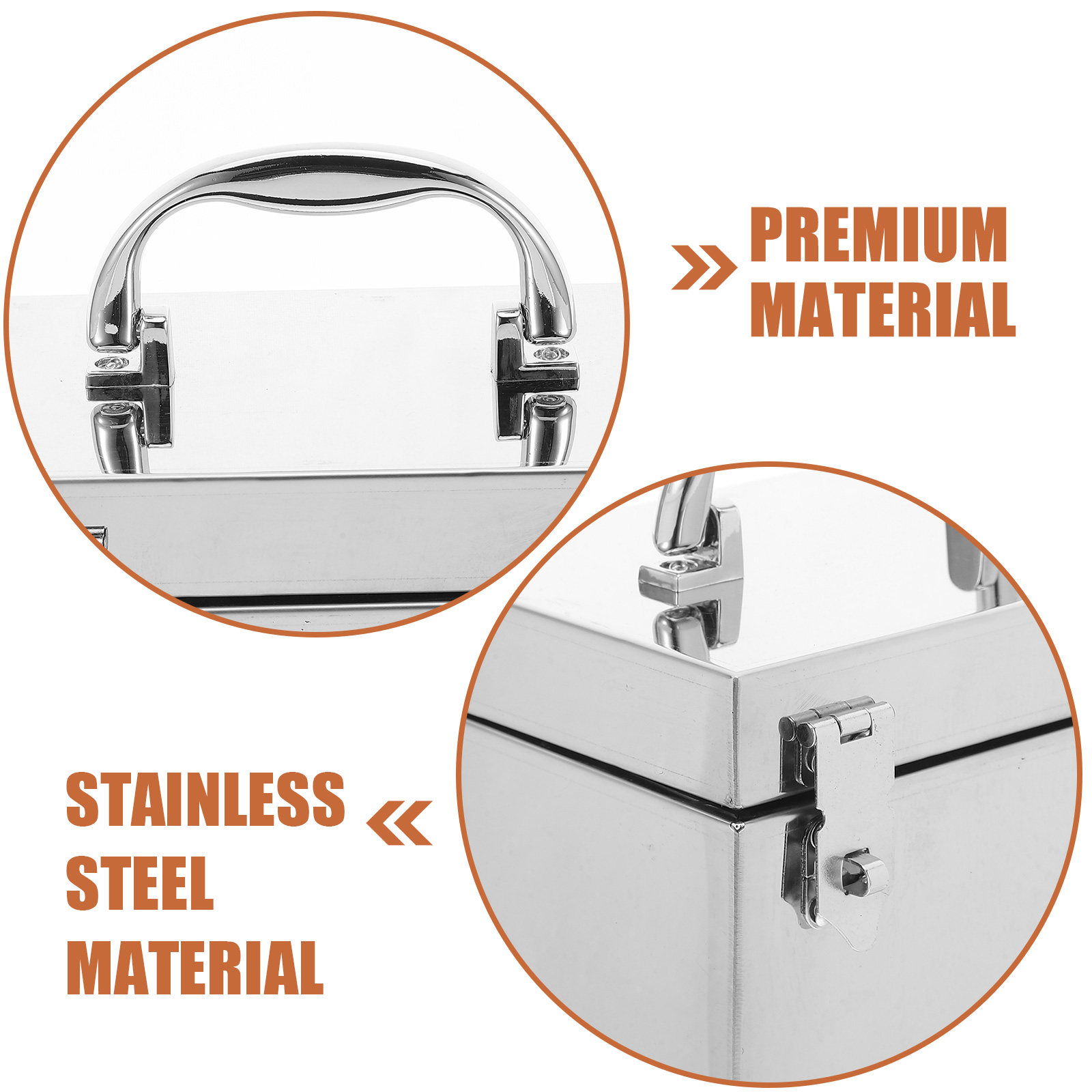 Lockable Stainless Steel Cash  - Lockbox Key Secure review and price