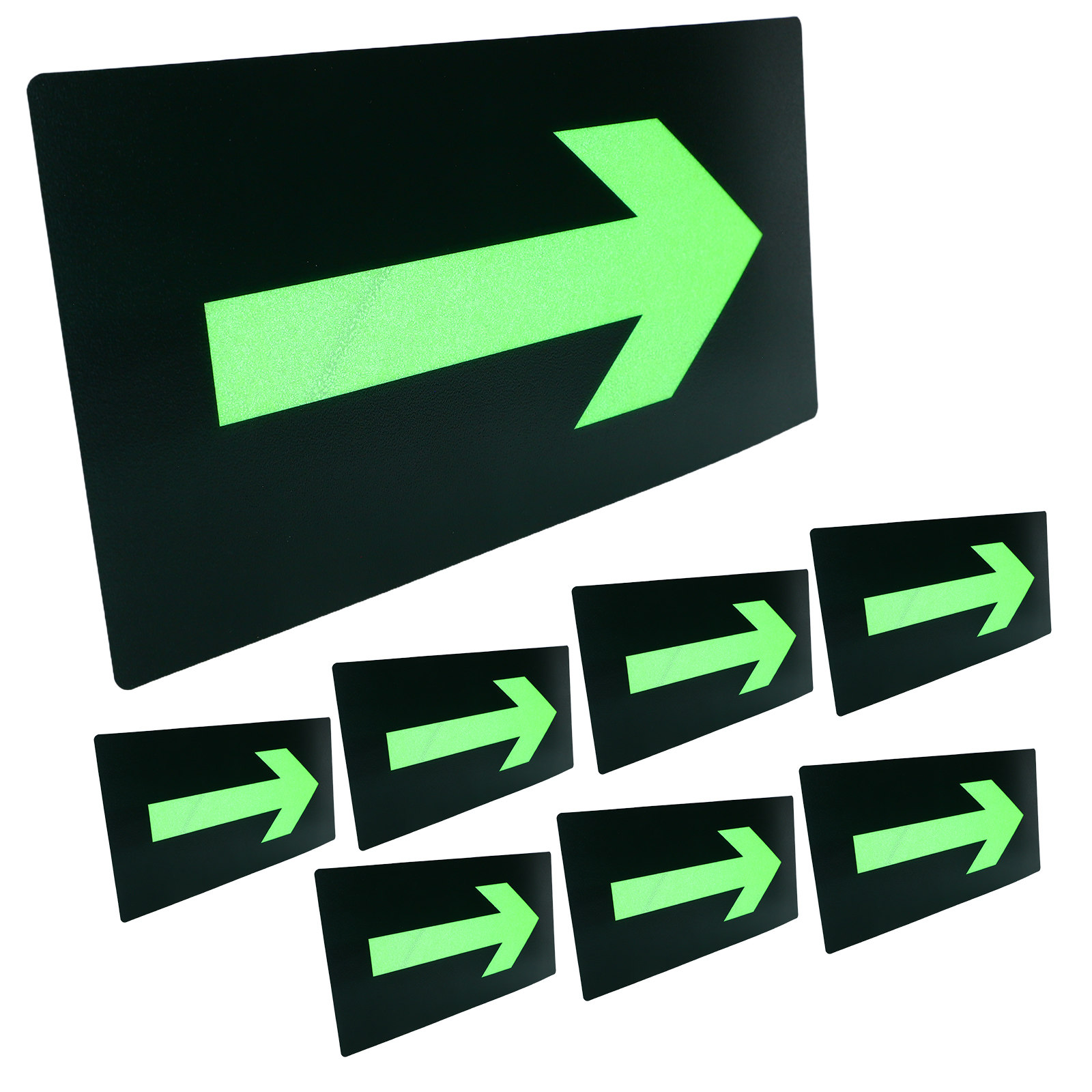 8Pcs Fire Evacuation Arrow Sti - Emergency Exit Sign review and price