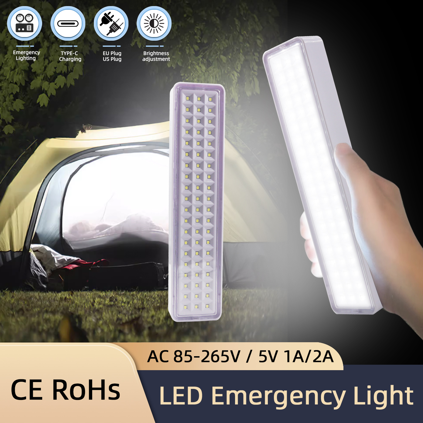 60LED Emergency Fire Fighting  - Power Outage Light review and price