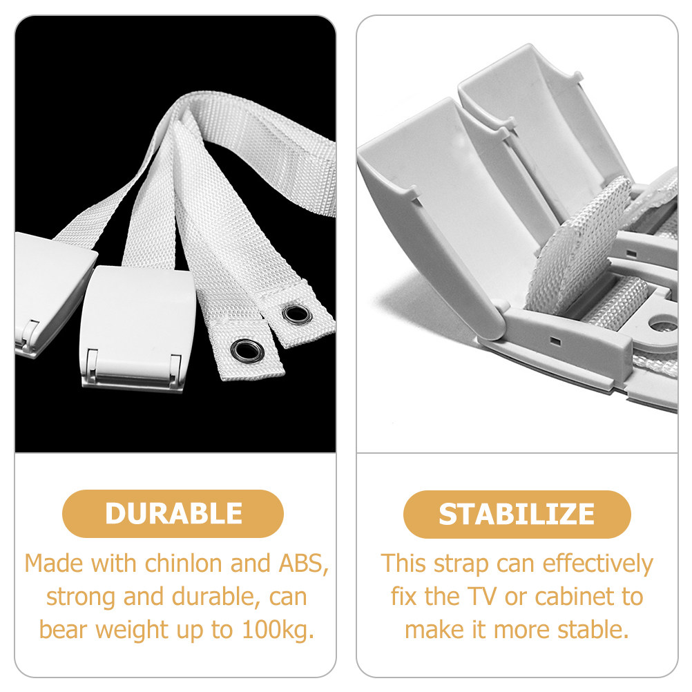2Pcs Anti Tip Strap Adjustable - Earthquake Anchor Strap review and price