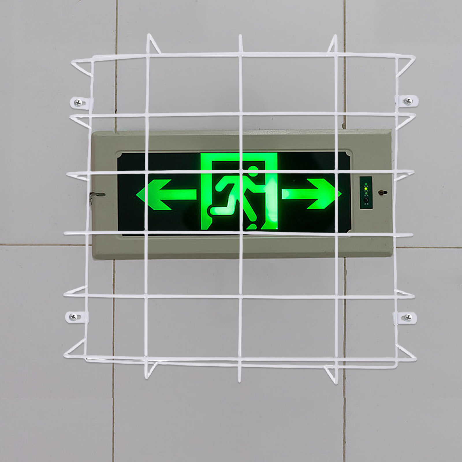Emergency Light Protective Cag - Emergency Exit Sign review and price