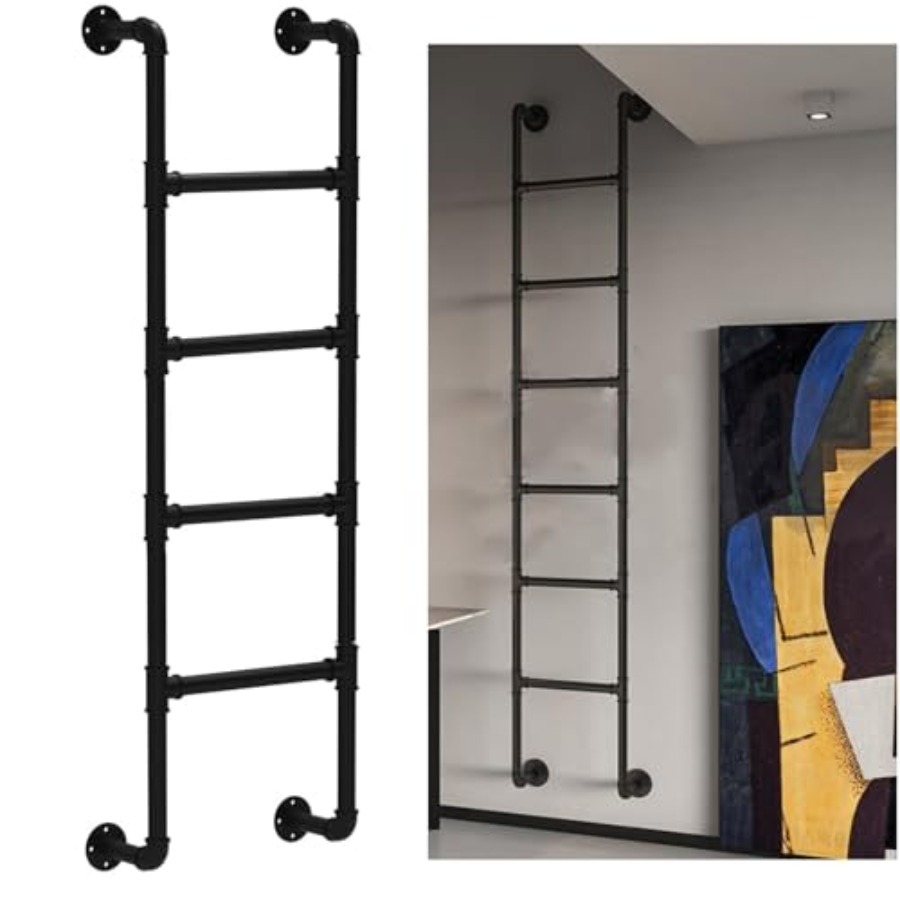 Wall Mounted Metal Step Ladder - Fire Escape Ladder review and price