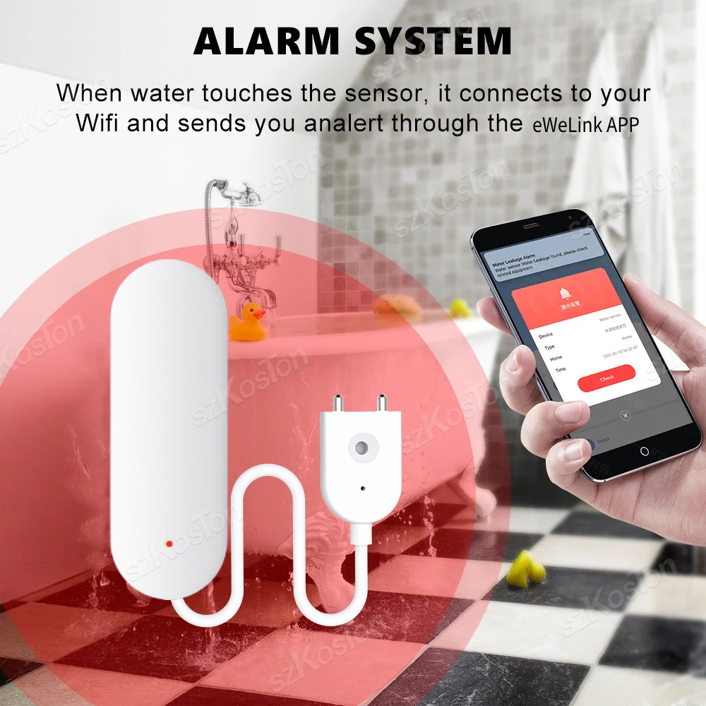 ZigBee 3.0 Water Leakage Senso - Water Alarm Sensor review and price