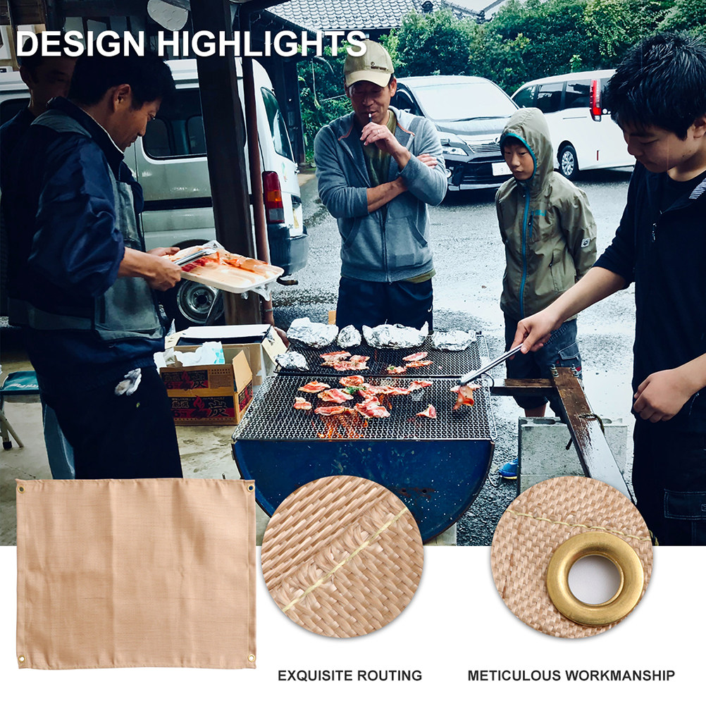 2Pcs 45x45cm Fire Blanket Heav - Fire Blanket Kitchen review and price