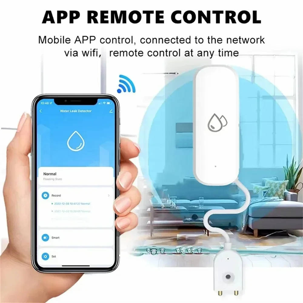 Tuya WiFi Water Sensor Leakage - Water Alarm Sensor review and price