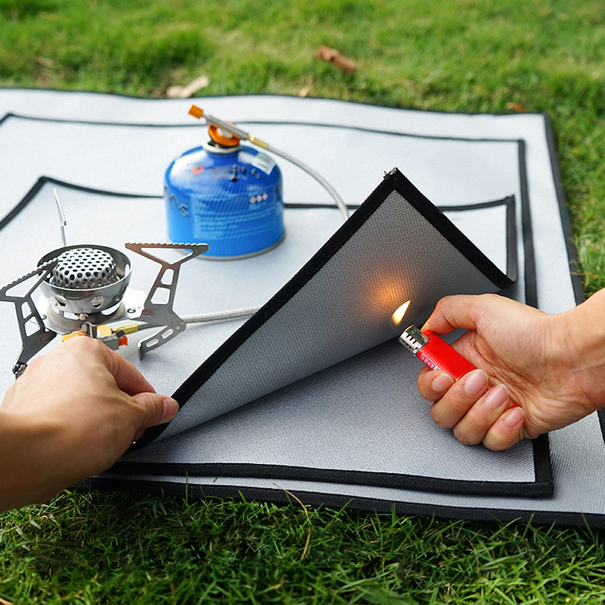 1Pcs Fire Blanket Silver Fire  - Fire Blanket Kitchen review and price