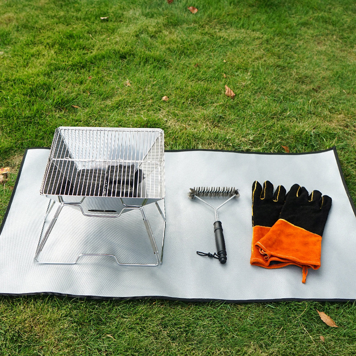 1Pcs Fire Blanket Silver Fire  - Fire Blanket Kitchen review and price