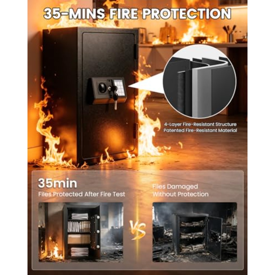 Home fireproof safe for docume - Fire Safe Document review and price