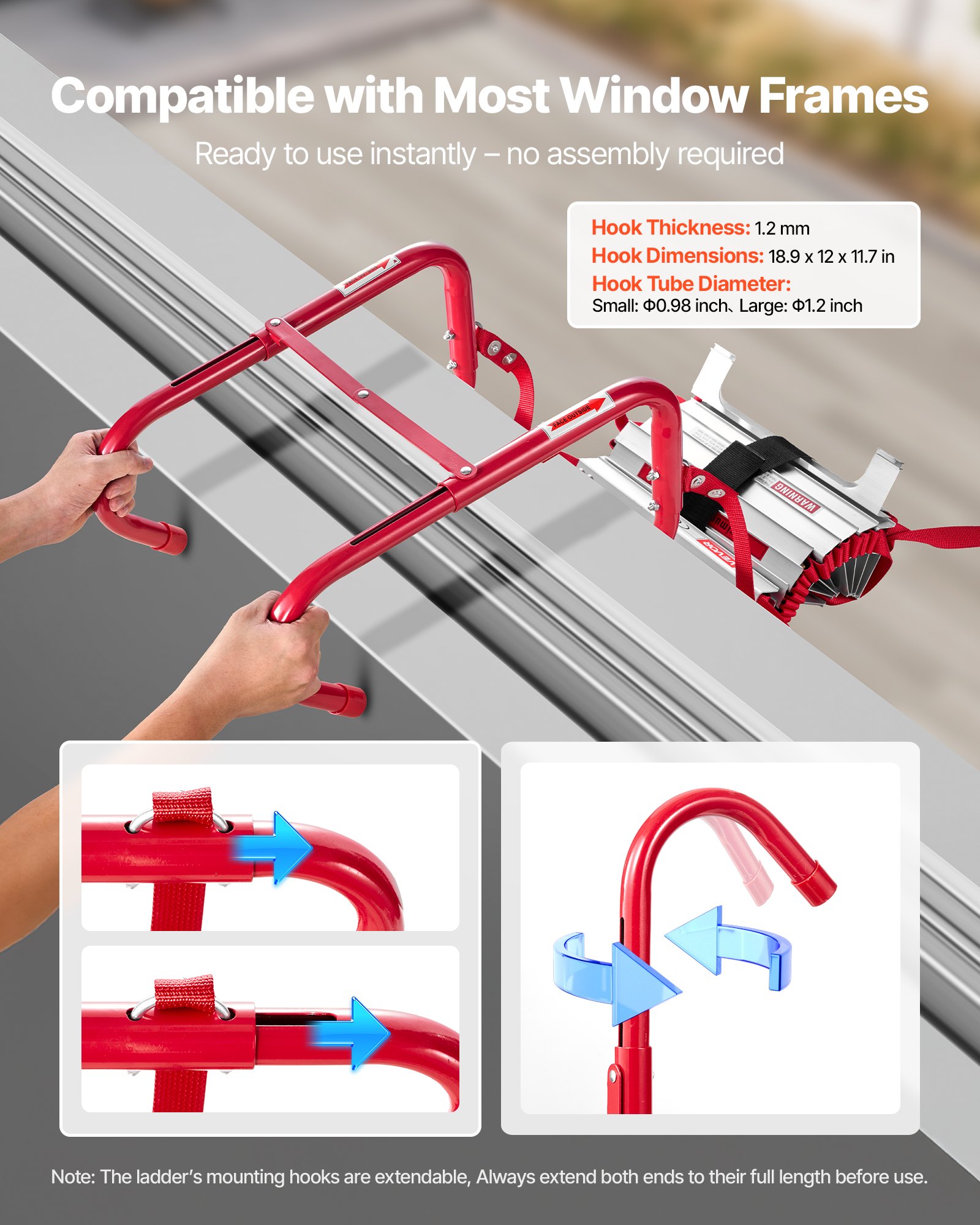 Fire Escape Ladder, 5-6 Story  - Fire Escape Ladder review and price