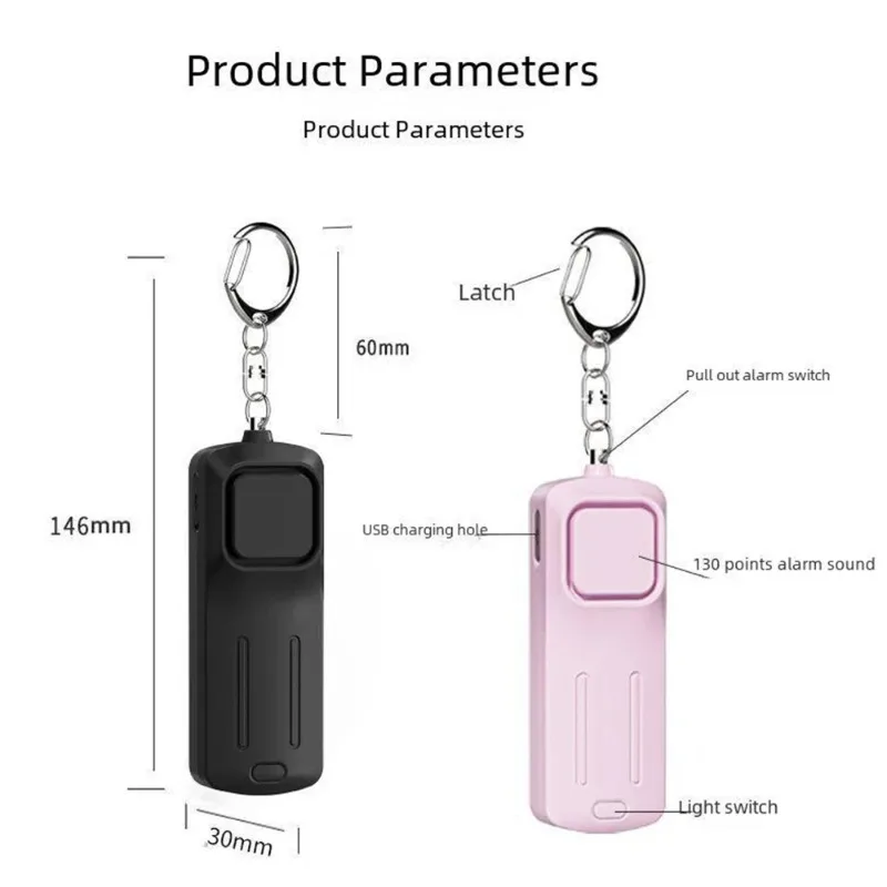 Personal alarm ring, women's p - Personal Alarm Keychain review and price