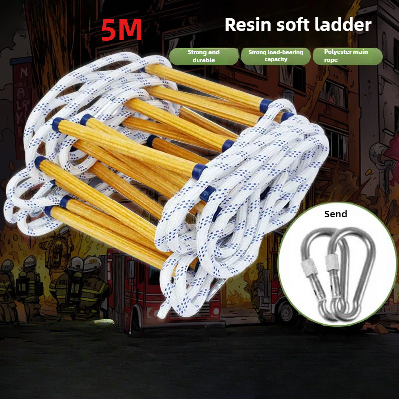 5M Resin Rope Ladder Aerial Wo - Fire Escape Ladder review and price