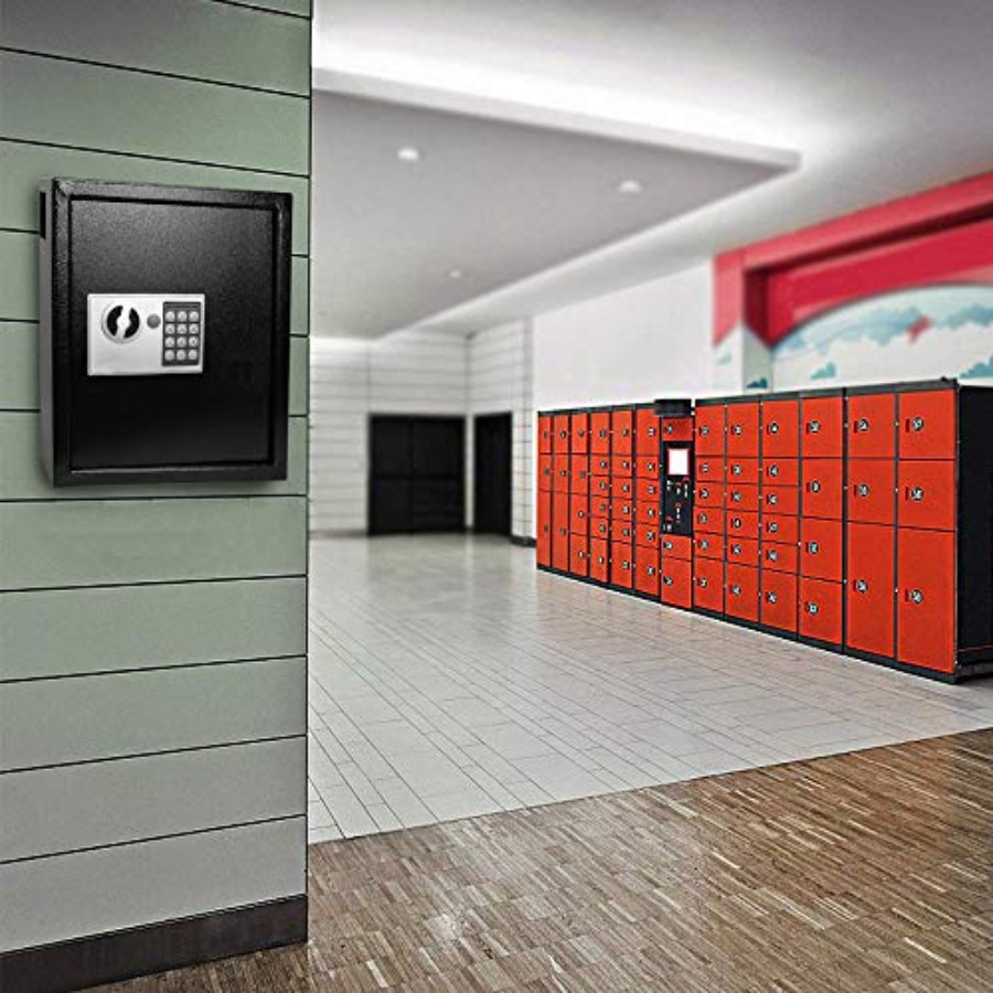 Wall mount electronic key cabi - Lockbox Key Secure review and price